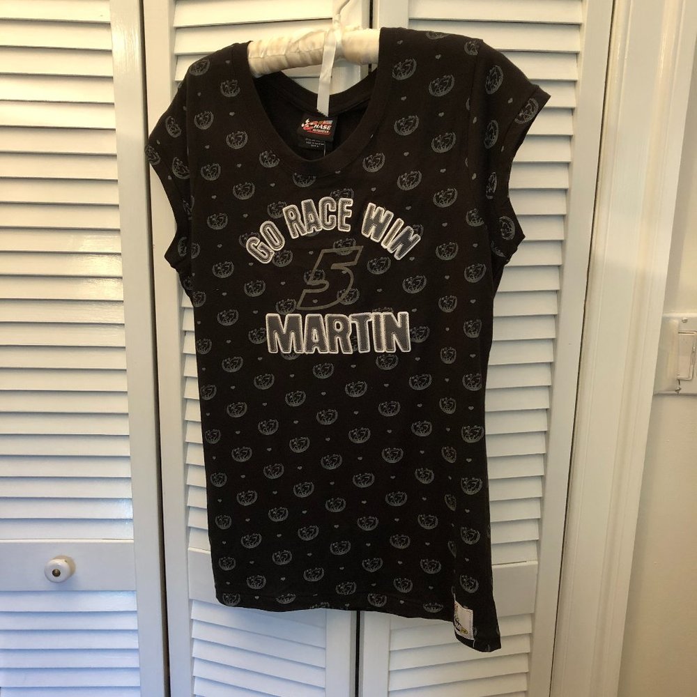 Nascar Chase authentics for Mark Martin black t sh